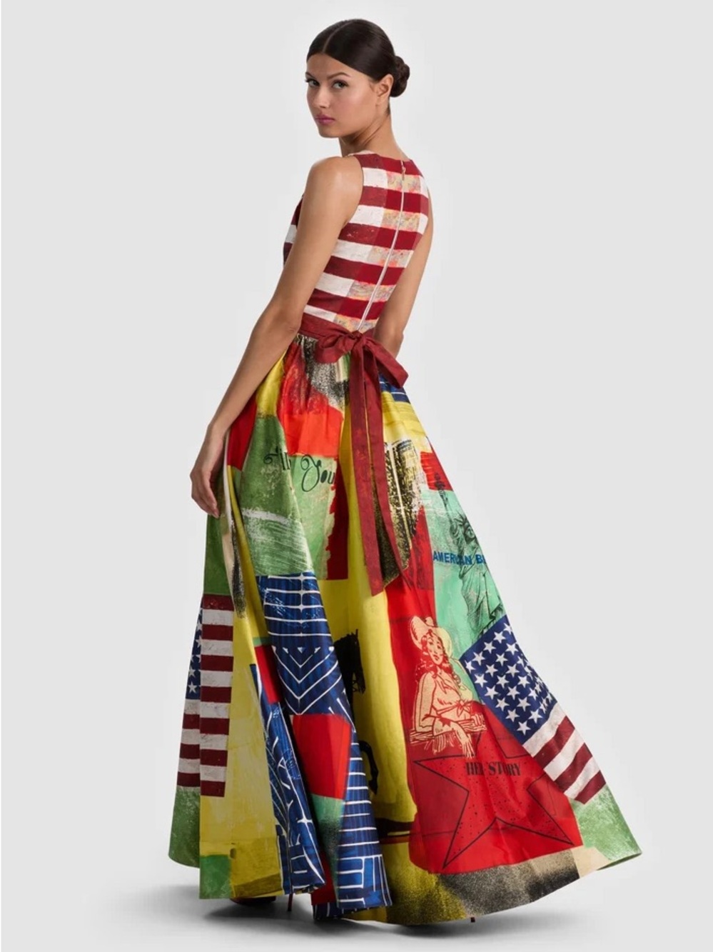 Alice and Olivia Darcie flare gown - Picture 3 of 6